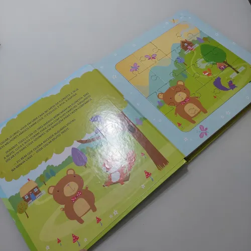 Livro Infantil com Quebra-Cabeça