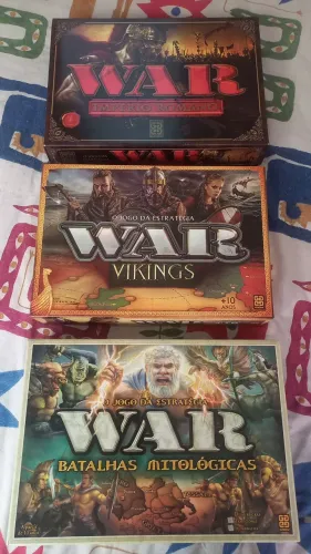 Jogos de Tabuleiro WAR - Império Romano, Vikings e Batalhas Mitológicas