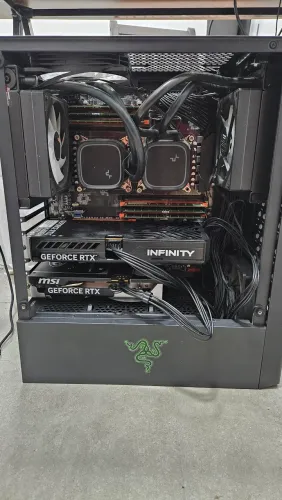 Servidor para inteligência artificial - 2 RTX 5060, 2 XEON E5 2680V4, 64GB RAM ECC