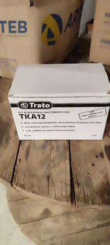 Aerógrafo completo mini compressor Trato TKA12