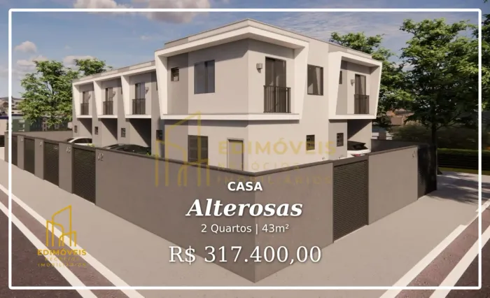 Alterosas: Últimas unidades de casas novas, não perca essa chance!
