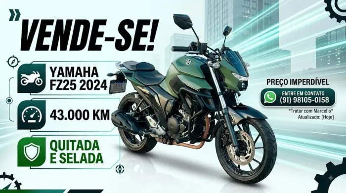 Yamaha FZ25 2024 VERDE