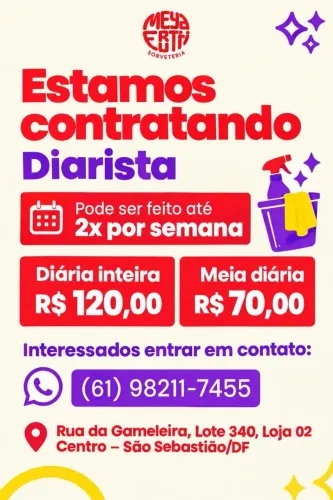 Contrata-se free-lancer para sorveteria
