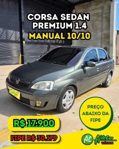 Chevrolet Corsa Sed. Premium 1.4 8V Econoflex 4P 2010