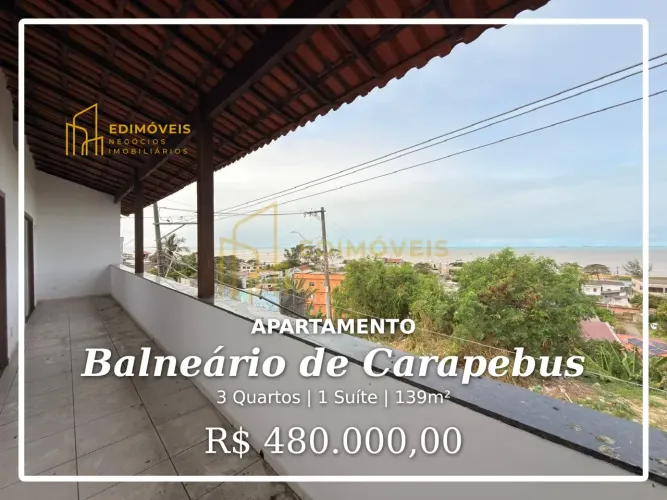 Espaço e tranquilidade em Balneário de Carapebus: seu novo apartamento espera por você!