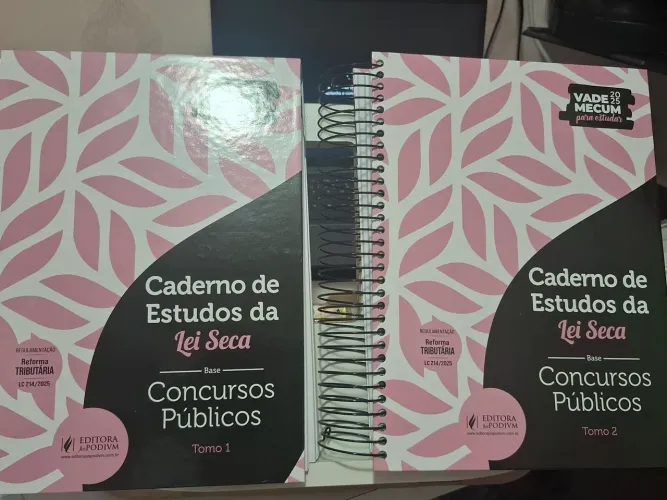 Caderno de estudos da lei seca - 2025