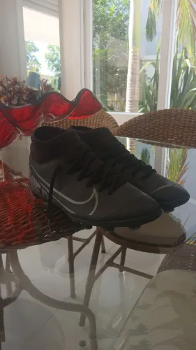 Chuteira c/ trava nike mercurial