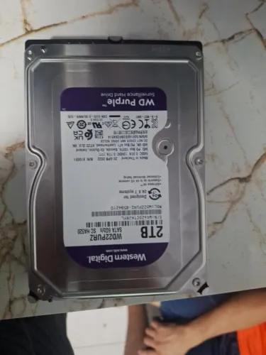 HD Western Digital WD Purple 2TB SATA para PC e DVR