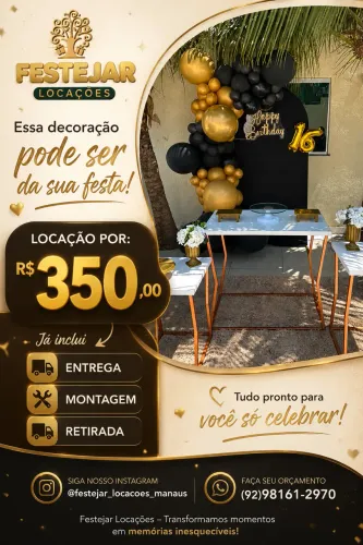 Aluguel de decoração 