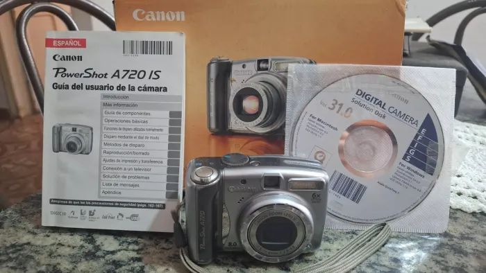 Vendo câmera digital funcionando modelo A720 IS