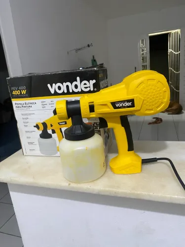 Pistola de pintura elétrica vonder 400w