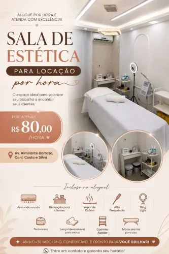 Sala de Estética Locação 