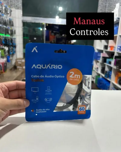 Cabo de Áudio Óptico Toslink 2 metros - Promoção 