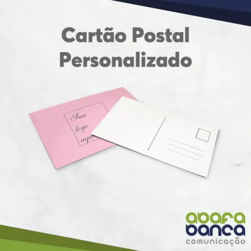 Cartão Postal personalizado - 25 unids