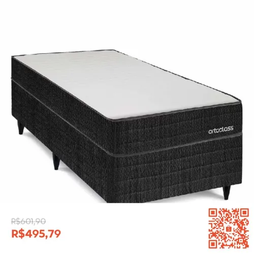 Cama box ortoglas solteiro