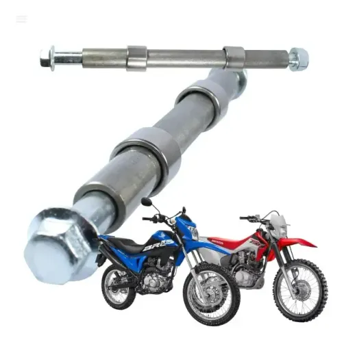 Eixo Quadro Elastico Completo Bros 125-150-160-crf 230+porca