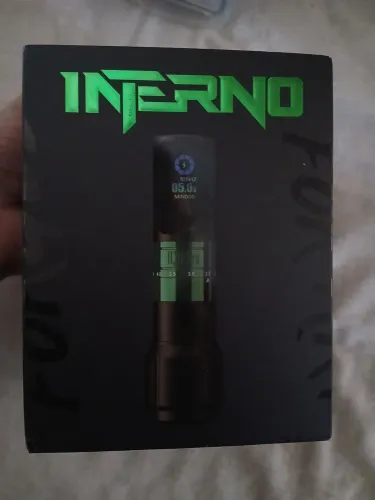 Maquina de tatuagem INKIN Inferno com duas baterias 