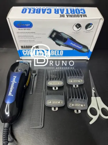 Maquina de Cortar cabelo e TOSA animal com fio e Pentes