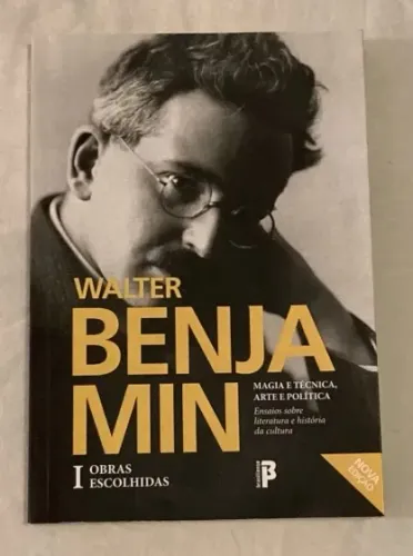 livro walter benjamin - obras escolhidas vol. 1 (grifado)