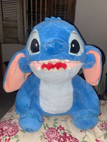  Stitch Gigante de Pelúcia 1 metro - Super Macio e Novo