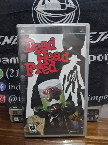 Jogo de PSP DEAD HEAD FRED Lacrado