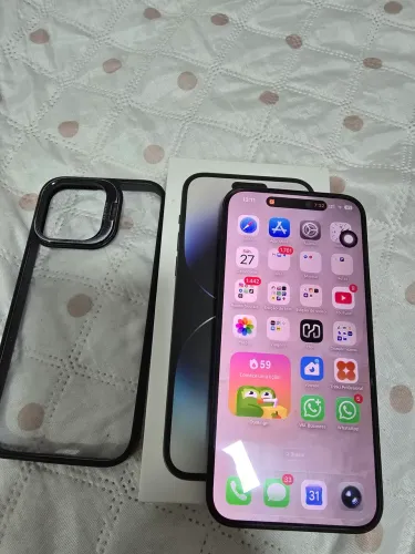 iPhone 14 Pro Max 256GB - Único Dono (Caixa, Cabo e Nota Fiscal)