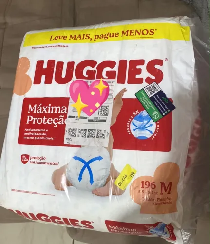 Fralda Huggies TAM M