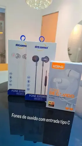Fone de ouvido Tipo C
