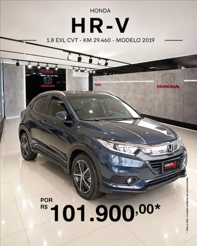 Honda HR-V EXL 1.8 Flexone 16V 5P Aut. 2019