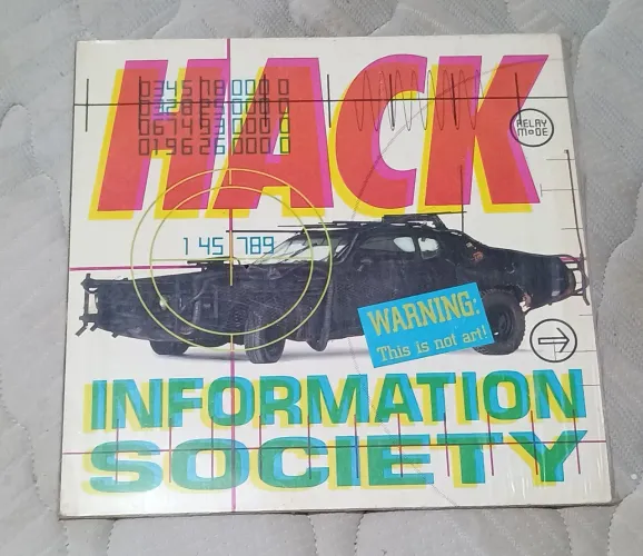 LP Information Society - Hack (1990) Completo com Encarte