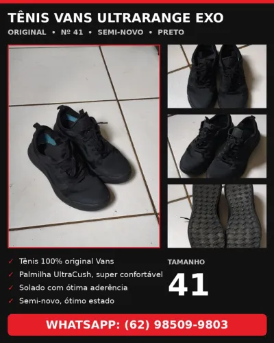 Tênis VANS ULTRARANGE EXO nr 41