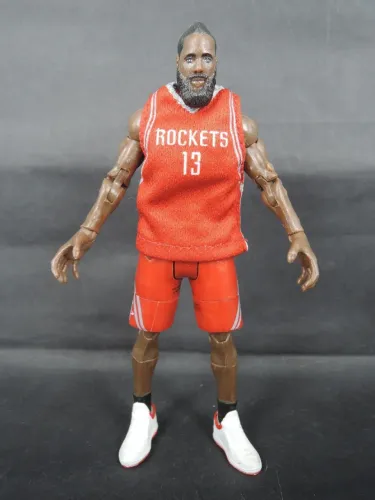 Action Figure Boneco James Harden Jazwares Houston Rockets Importado NBA Heroes