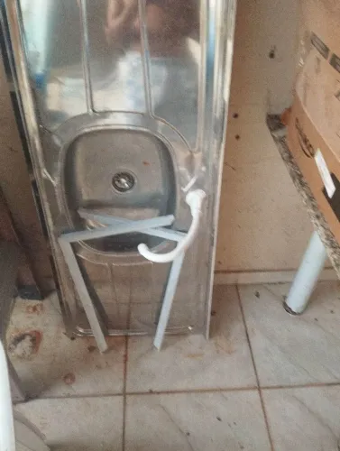 Pia inox 120x53 nova com torneira 
