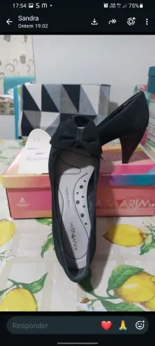 Sapato novo.