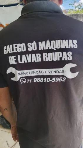 Recebemos doação de máquina de lavar