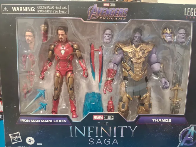 Two Pack Iron Man e Thanos Marvel Legends