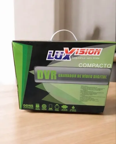 DVR LUXVISION 8 CANAIS C/ FONTE E MOUSE
