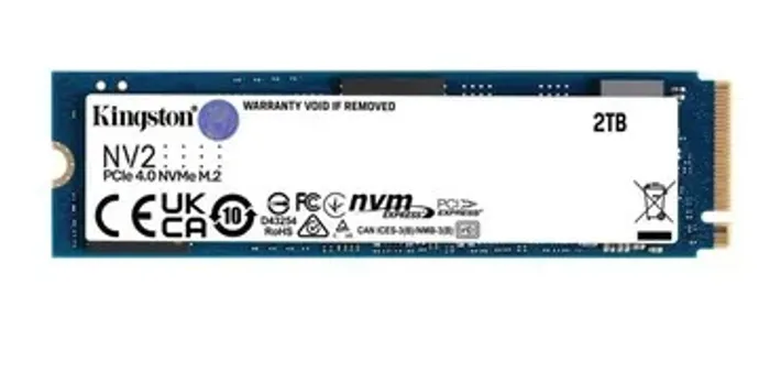 SSD NVMe Kingston 2 TB NV2 GEN4 - Preço pra ir embora! Tenho 2 Unidades!