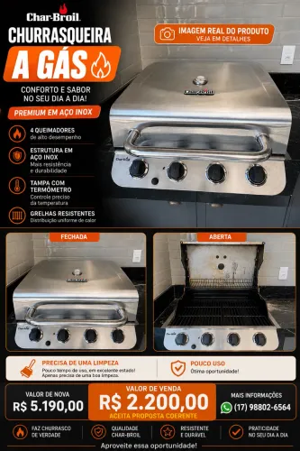 Churrasqueira a gas Char-Broil