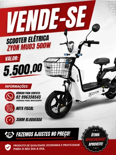 Vende-se scooter elétrica!
