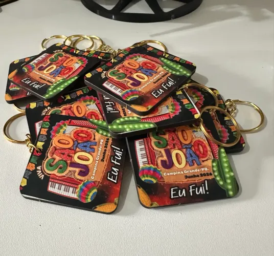 Chaveirinho em MDF RESINADO 5cm x 5cm