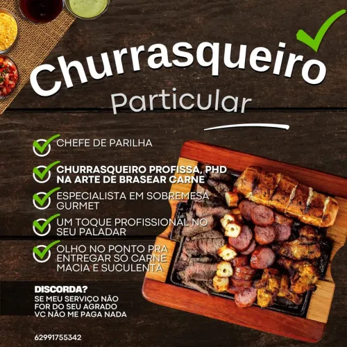 Vai faser um evento e precisa de alguém pra ficar na Churasqueira?