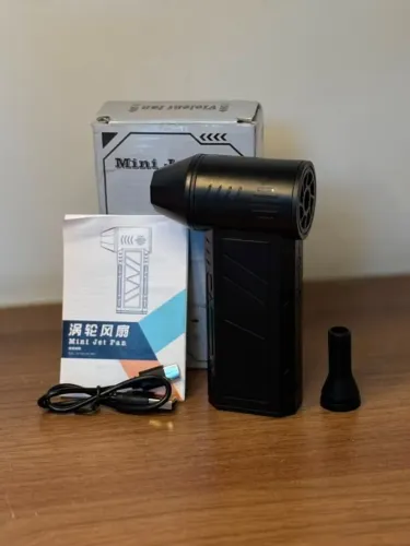 Mini Soprador de ar 130.000 RPM - Ideal para limpeza de PC