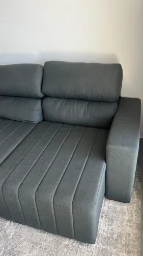 SOFÁ RETRÁTIL E RECLINÁVEL 3 LUGARES DOZY