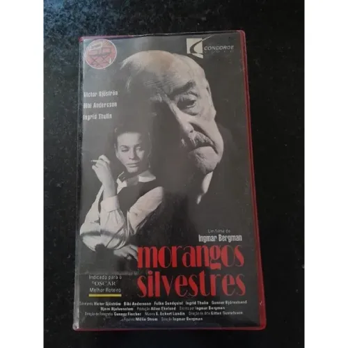 VHS Morangos Silvestres Legendado Ingmar Bergman Ingrid Thulin