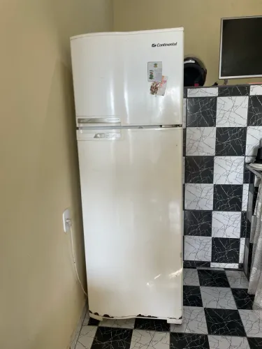 Geladeira Continental Duplex Branca - Funcionando Bem