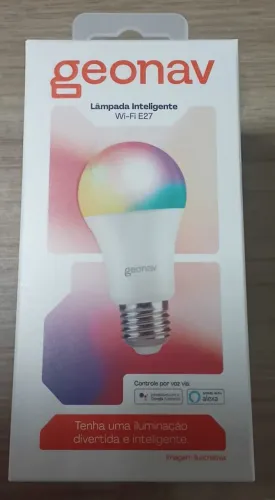 Lâmpada Inteligente Wi-Fi E27 da Geonav