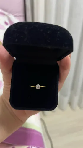 Anel 18K com Zircônia Novo