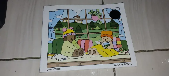 Bobbie goods original dias frios, algumas páginas estão pintadas Harper Collins 20 pag