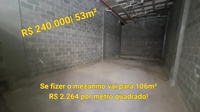 Centro comercial para venda possui 80 metros quadrados em Barra da Tijuca - Rio de Janeiro